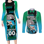 custom-nrl-combine-rabbitohs-and-shark-couples-matching-long-sleeve-bodycon-dress-and-long-sleeve-button-shirts-sporty-style