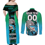 custom-nrl-combine-rabbitohs-and-shark-couples-matching-off-shoulder-maxi-dress-and-long-sleeve-button-shirts-sporty-style