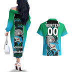 custom-nrl-combine-rabbitohs-and-shark-couples-matching-off-the-shoulder-long-sleeve-dress-and-hawaiian-shirt-sporty-style