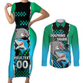 custom-nrl-combine-rabbitohs-and-shark-couples-matching-short-sleeve-bodycon-dress-and-long-sleeve-button-shirts-sporty-style