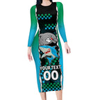 custom-nrl-combine-rabbitohs-and-shark-long-sleeve-bodycon-dress-sporty-style