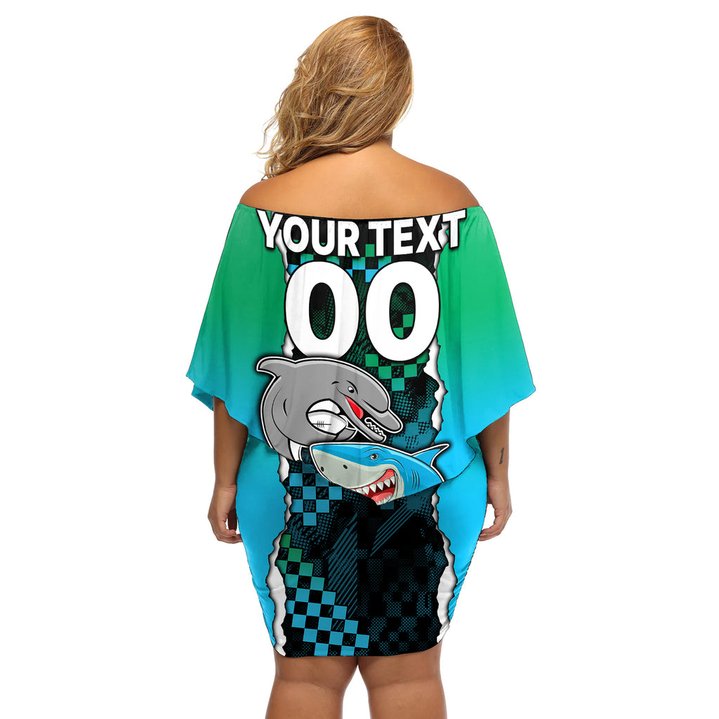 custom-nrl-combine-rabbitohs-and-shark-off-shoulder-short-dress-sporty-style