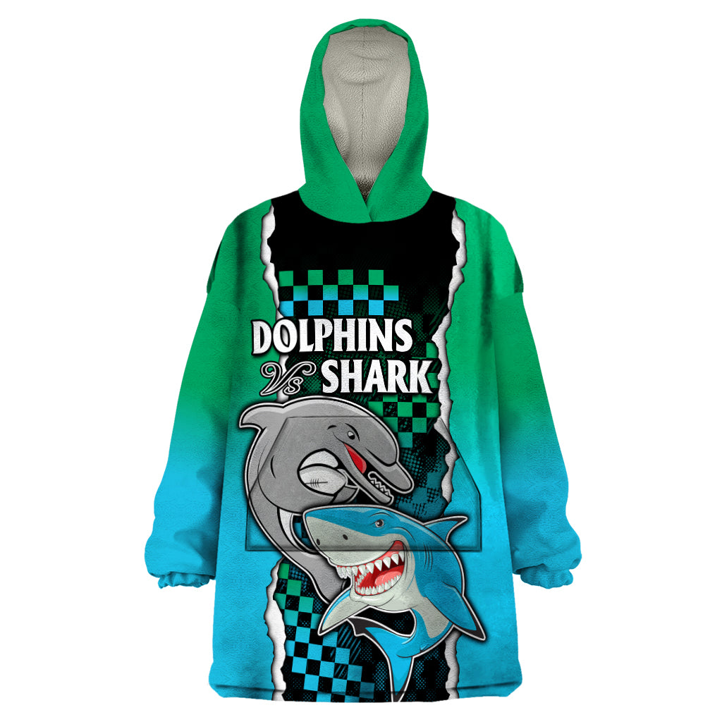 custom-nrl-combine-rabbitohs-and-shark-wearable-blanket-hoodie-sporty-style
