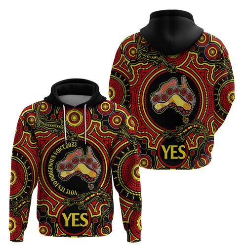 australia-vote-yes-hoodie-indigenous-voice-2023-maps-to-parliament-australia