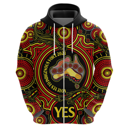 australia-vote-yes-hoodie-indigenous-voice-2023-maps-to-parliament-australia