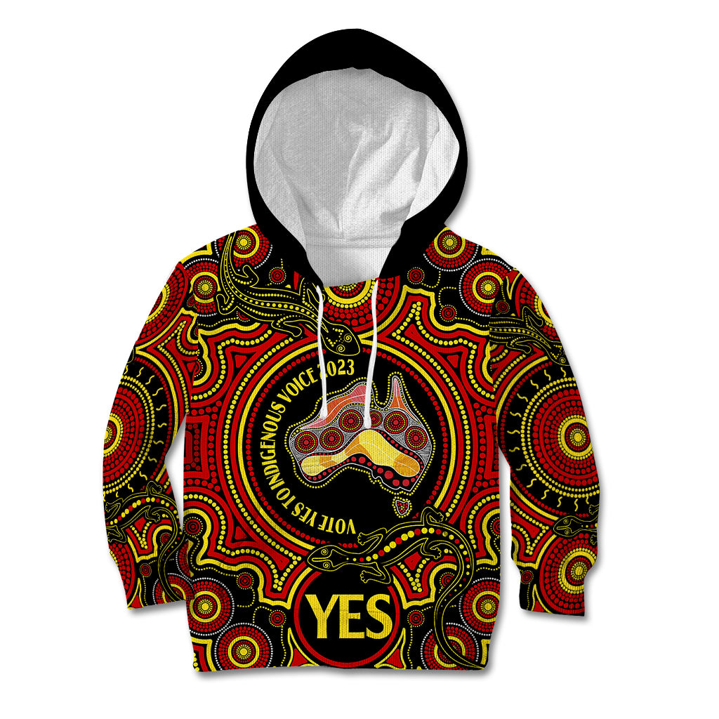 australia-vote-yes-kid-hoodie-indigenous-voice-2023-maps-to-parliament-australia