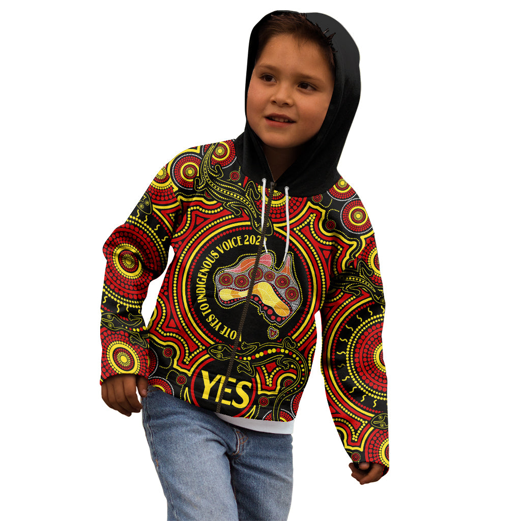 australia-vote-yes-kid-hoodie-indigenous-voice-2023-maps-to-parliament-australia