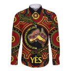 australia-vote-yes-long-sleeve-button-shirt-indigenous-voice-2023-maps-to-parliament-australia