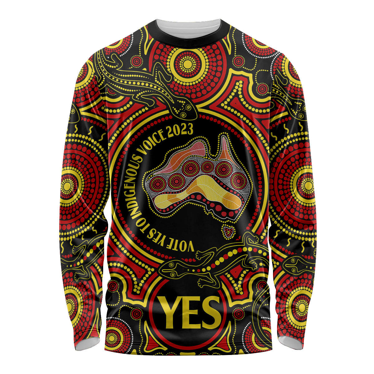 australia-vote-yes-long-sleeve-shirt-indigenous-voice-2023-maps-to-parliament-australia