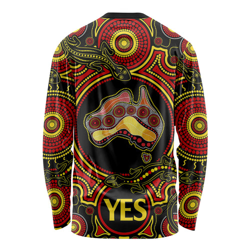 australia-vote-yes-long-sleeve-shirt-indigenous-voice-2023-maps-to-parliament-australia