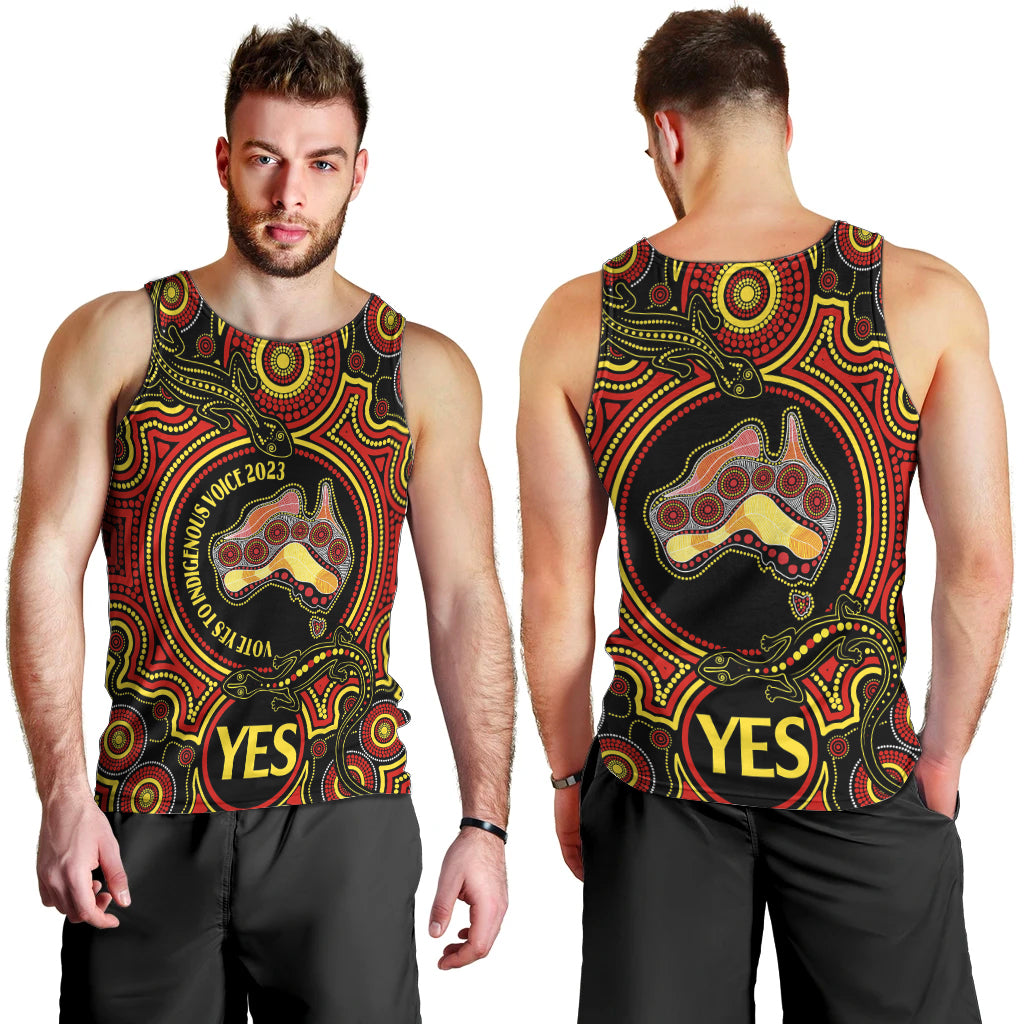australia-vote-yes-men-tank-top-indigenous-voice-2023-maps-to-parliament-australia