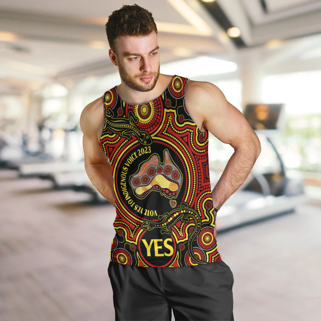 australia-vote-yes-men-tank-top-indigenous-voice-2023-maps-to-parliament-australia