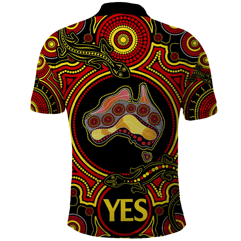 australia-vote-yes-polo-shirt-indigenous-voice-2023-maps-to-parliament-australia