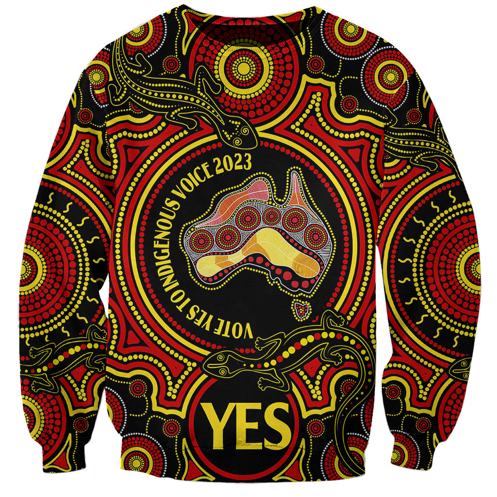 australia-vote-yes-sweatshirt-indigenous-voice-2023-maps-to-parliament-australia