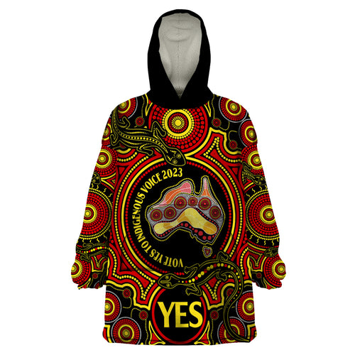 australia-vote-yes-wearable-blanket-hoodie-indigenous-voice-2023-maps-to-parliament-australia