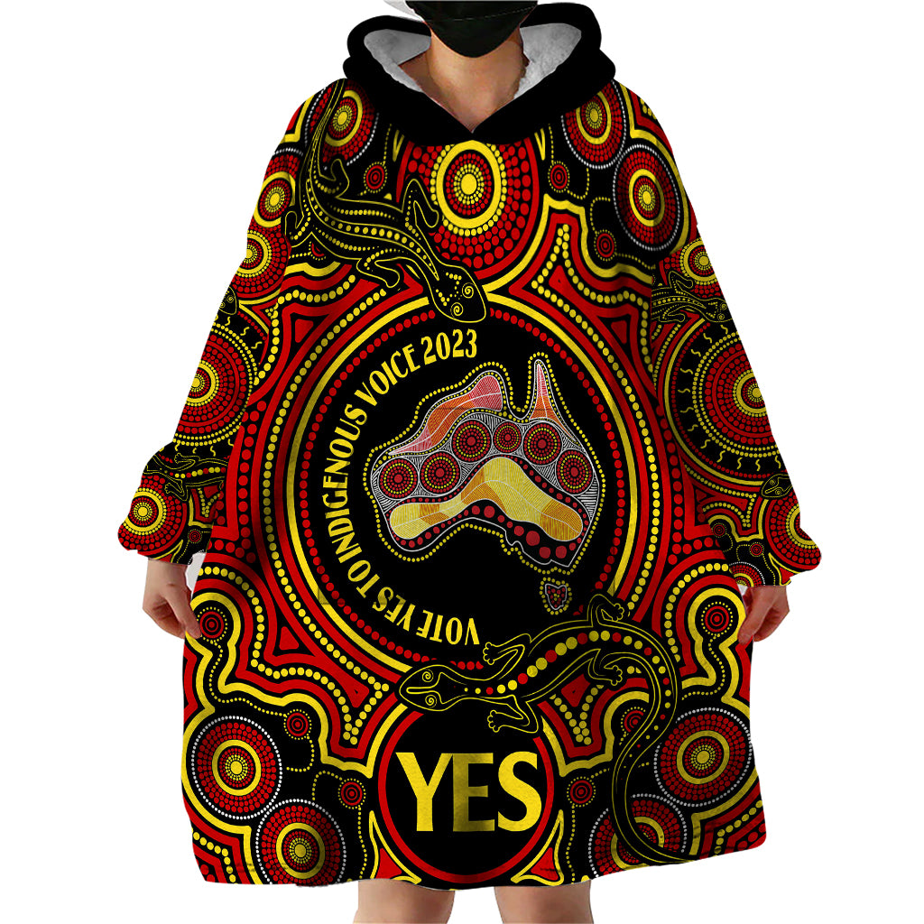 australia-vote-yes-wearable-blanket-hoodie-indigenous-voice-2023-maps-to-parliament-australia