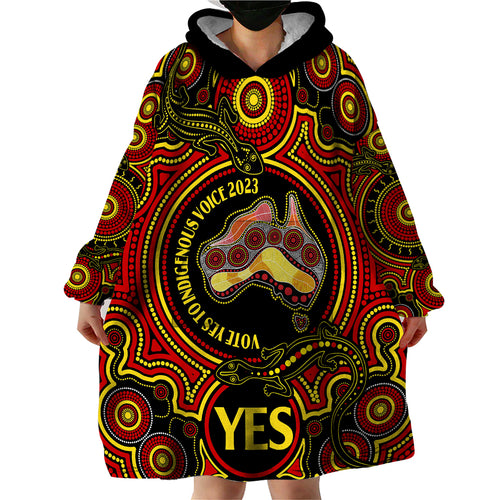 australia-vote-yes-wearable-blanket-hoodie-indigenous-voice-2023-maps-to-parliament-australia