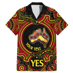 personalised-australia-vote-yes-family-matching-mermaid-dress-and-hawaiian-shirt-indigenous-voice-2023-maps-to-parliament-australia