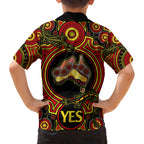 personalised-australia-vote-yes-family-matching-off-shoulder-maxi-dress-and-hawaiian-shirt-indigenous-voice-2023-maps-to-parliament-australia