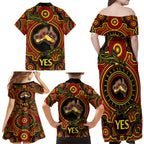 personalised-australia-vote-yes-family-matching-off-shoulder-maxi-dress-and-hawaiian-shirt-indigenous-voice-2023-maps-to-parliament-australia