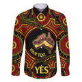 personalised-australia-vote-yes-family-matching-off-shoulder-maxi-dress-and-hawaiian-shirt-indigenous-voice-2023-maps-to-parliament-australia
