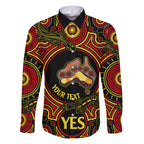 personalised-australia-vote-yes-family-matching-off-shoulder-maxi-dress-and-hawaiian-shirt-indigenous-voice-2023-maps-to-parliament-australia