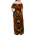 personalised-australia-vote-yes-family-matching-off-shoulder-maxi-dress-and-hawaiian-shirt-indigenous-voice-2023-maps-to-parliament-australia