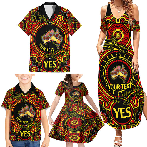 personalised-australia-vote-yes-family-matching-summer-maxi-dress-and-hawaiian-shirt-indigenous-voice-2023-maps-to-parliament-australia