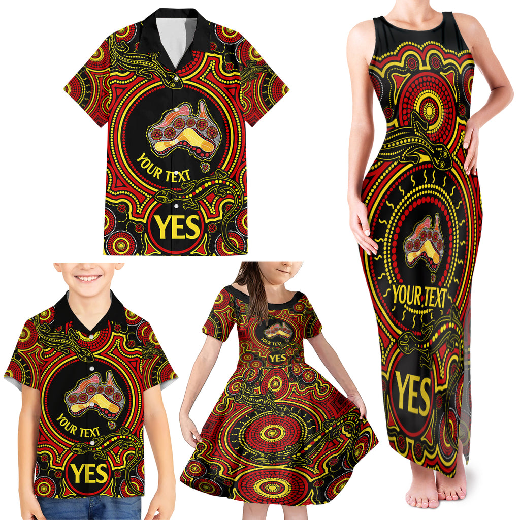 personalised-australia-vote-yes-family-matching-tank-maxi-dress-and-hawaiian-shirt-indigenous-voice-2023-maps-to-parliament-australia