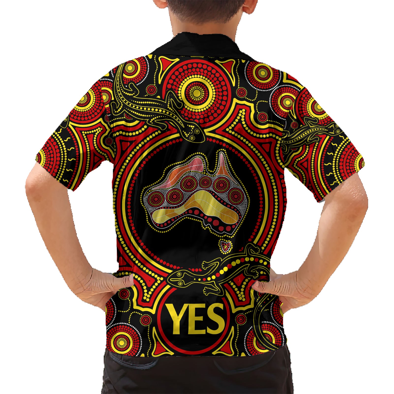 personalised-australia-vote-yes-kid-hawaiian-shirt-indigenous-voice-2023-maps-to-parliament-australia