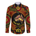 personalised-australia-vote-yes-long-sleeve-button-shirt-indigenous-voice-2023-maps-to-parliament-australia