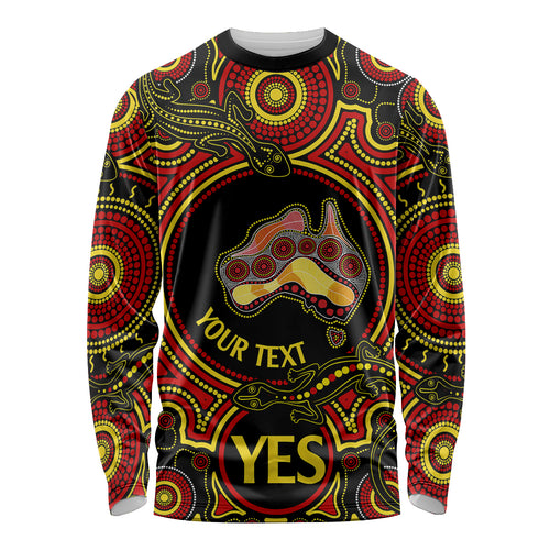 personalised-australia-vote-yes-long-sleeve-shirt-indigenous-voice-2023-maps-to-parliament-australia