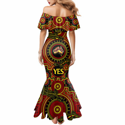 personalised-australia-vote-yes-mermaid-dress-indigenous-voice-2023-maps-to-parliament-australia