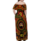 personalised-australia-vote-yes-off-shoulder-maxi-dress-indigenous-voice-2023-maps-to-parliament-australia