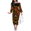 personalised-australia-vote-yes-off-the-shoulder-long-sleeve-dress-indigenous-voice-2023-maps-to-parliament-australia