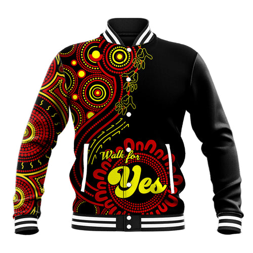 australia-walk-for-yes-baseball-jacket-indigenous-voice-2023-aboriginal-red-vibe