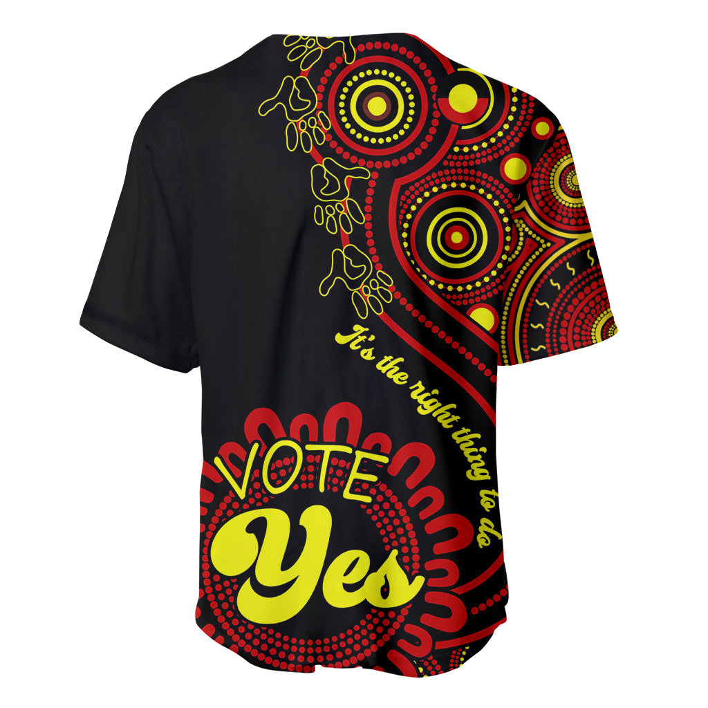 australia-walk-for-yes-baseball-jersey-indigenous-voice-2023-aboriginal-red-vibe