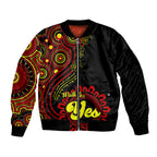 australia-walk-for-yes-bomber-jacket-indigenous-voice-2023-aboriginal-red-vibe