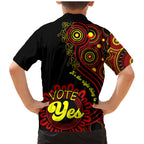 australia-walk-for-yes-family-matching-mermaid-dress-and-hawaiian-shirt-indigenous-voice-2023-aboriginal-red-vibe