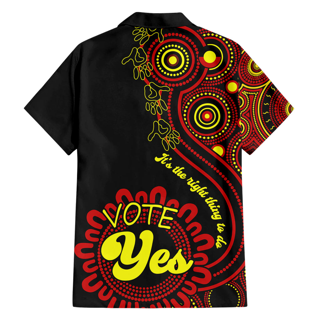 australia-walk-for-yes-hawaiian-shirt-indigenous-voice-2023-aboriginal-red-vibe