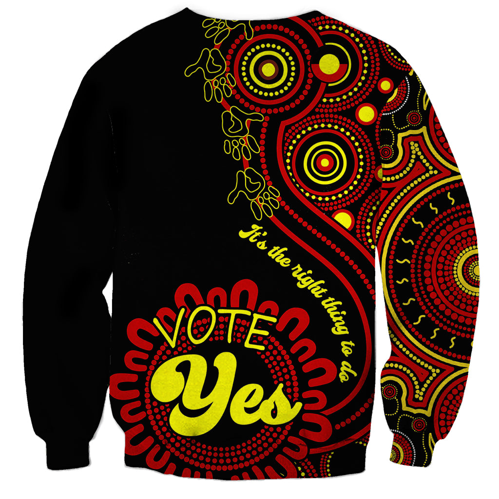 australia-walk-for-yes-sweatshirt-indigenous-voice-2023-aboriginal-red-vibe