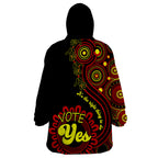 australia-walk-for-yes-wearable-blanket-hoodie-indigenous-voice-2023-aboriginal-red-vibe