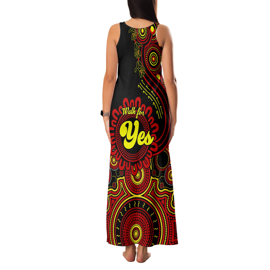personalised-australia-walk-for-yes-family-matching-tank-maxi-dress-and-hawaiian-shirt-indigenous-voice-2023-aboriginal-red-vibe