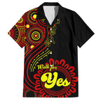 personalised-australia-walk-for-yes-hawaiian-shirt-indigenous-voice-2023-aboriginal-red-vibe