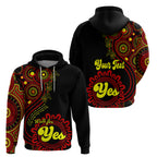 personalised-australia-walk-for-yes-hoodie-indigenous-voice-2023-aboriginal-red-vibe