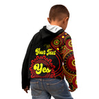 personalised-australia-walk-for-yes-kid-hoodie-indigenous-voice-2023-aboriginal-red-vibe
