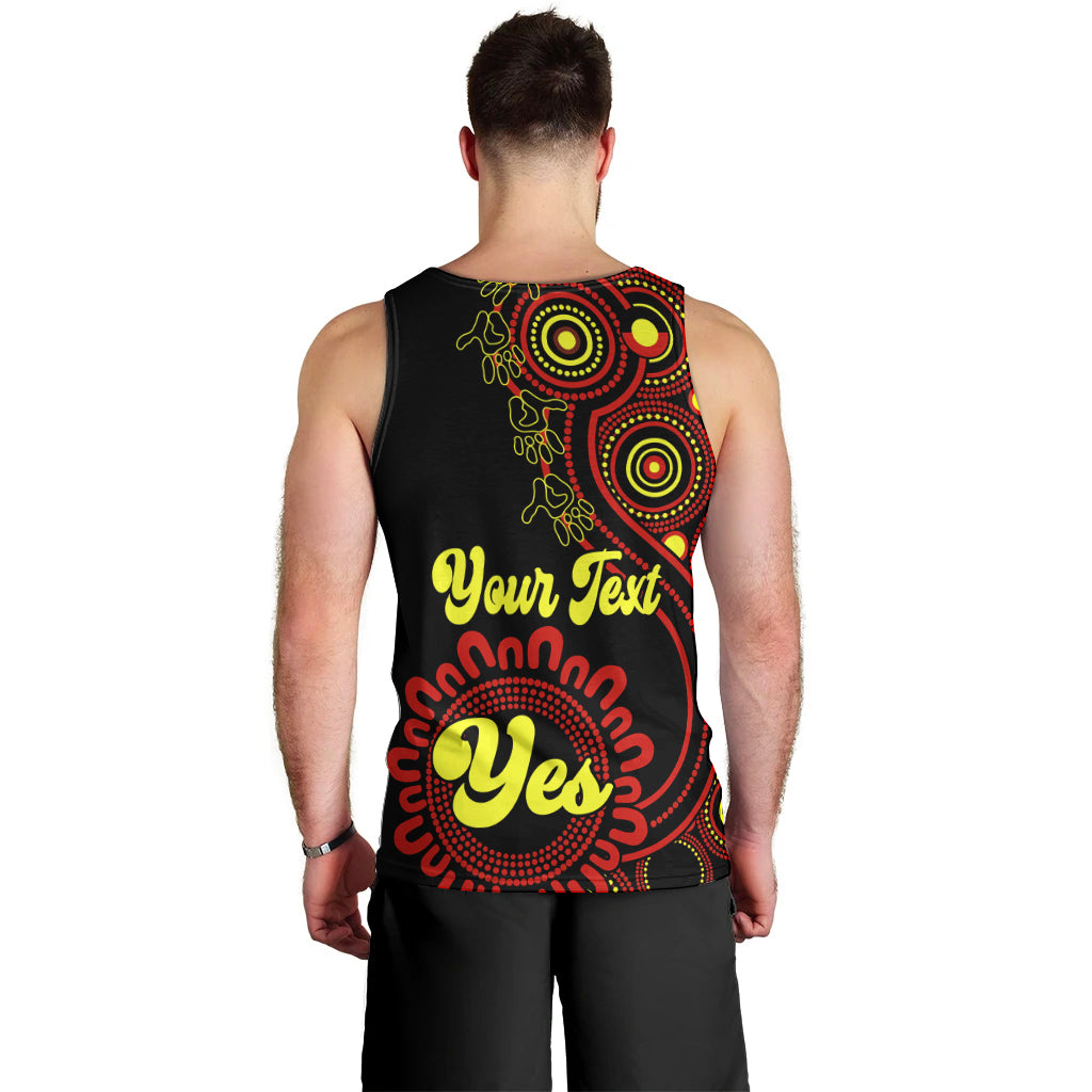 personalised-australia-walk-for-yes-men-tank-top-indigenous-voice-2023-aboriginal-red-vibe