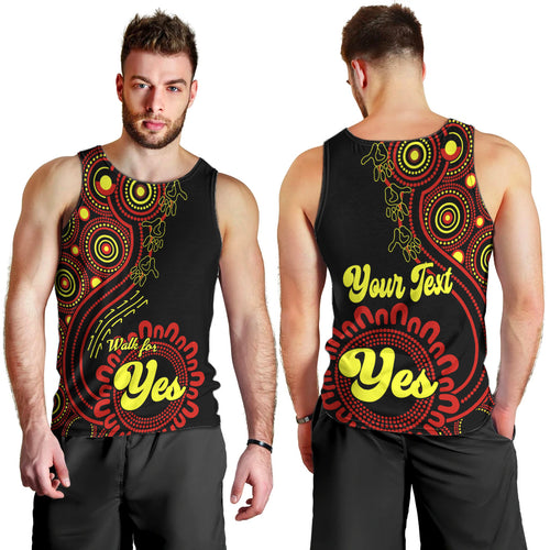 personalised-australia-walk-for-yes-men-tank-top-indigenous-voice-2023-aboriginal-red-vibe
