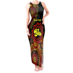 personalised-australia-walk-for-yes-tank-maxi-dress-indigenous-voice-2023-aboriginal-red-vibe