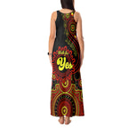 personalised-australia-walk-for-yes-tank-maxi-dress-indigenous-voice-2023-aboriginal-red-vibe
